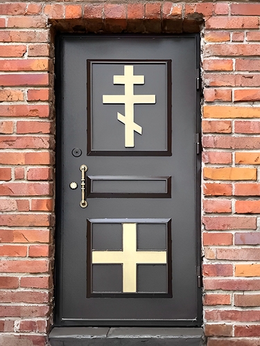 Дверь для религиозного здания