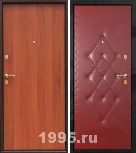 Квартирные металлические двери с ламинатом