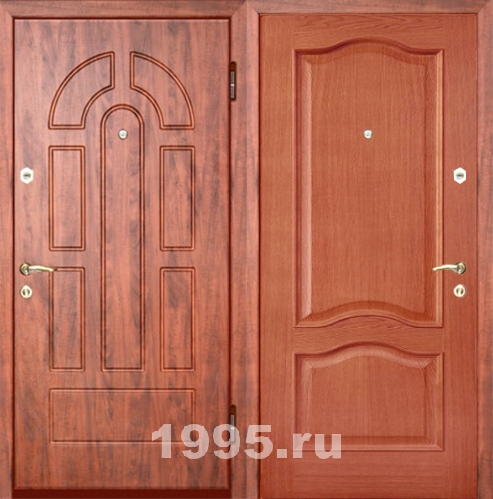 Входные металлические двери МДФ