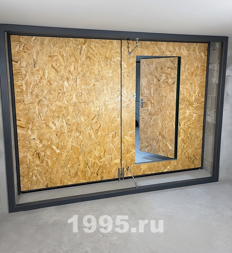 Ворота с утеплением