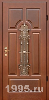 Дверь МДФ с элементами ковки