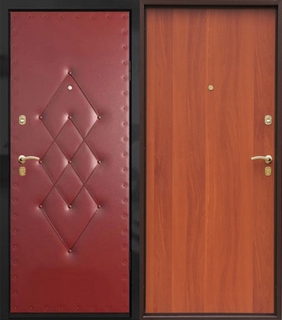 Квартирные металлические двери с ламинатом