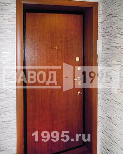 Дверь с МДФ и ламинатом №14