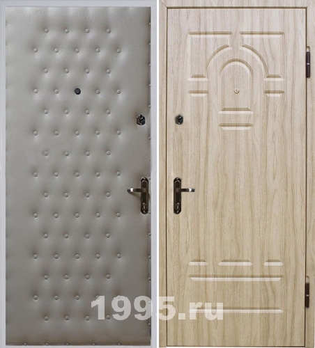 Входные металлические двери МДФ и винилискожа
