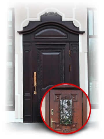 Фото элитных дверей с аркой
