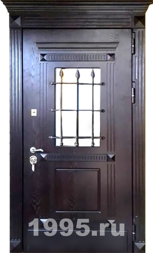 Дверь с филенчатым массивом