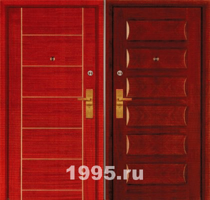 Недорогие двери МДФ с двух сторон № 17