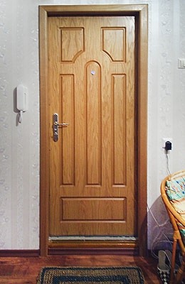 Фото стальной двери МДФ