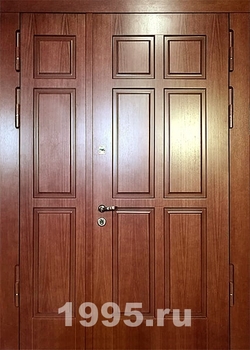 Полуторапольная дверь с МДФ