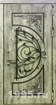 Дверь МДФ с коваными элементами