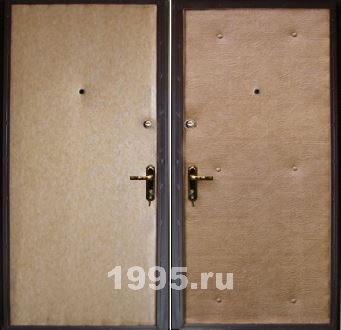 Входная металлическая дверь с винилискожей