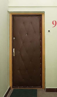 Фото дутой металлической двери